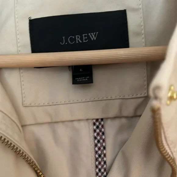 J crew tan barn jacket size large - Picture 3 of 7